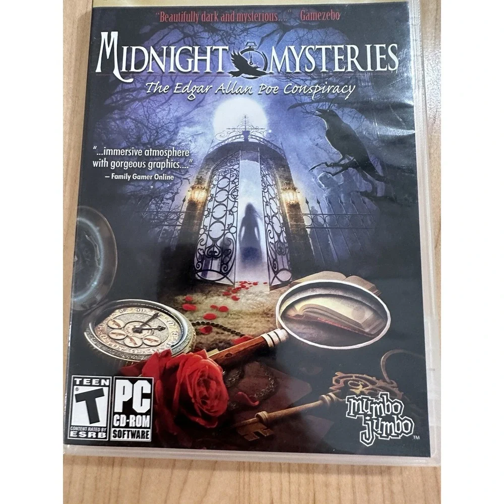 Midnight Mysteries The Edgar Allan Poe Conspiracy PC Game Mumbo Jumbo 1000-10632